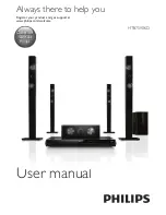 Preview for 1 page of Philips Immersive HTB7590KD User Manual