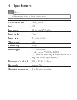 Preview for 11 page of Philips In.Sight M100 User Manual