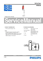 Philips Infra Care HP3643 Service Manual preview