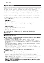 Preview for 8 page of Philips InfraCare HP3631 Manual