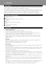 Preview for 34 page of Philips InfraCare HP3631 Manual