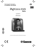 Philips Intelia Evo Bella HD8770 User Manual preview