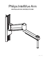 Philips IntelliVue Arm Installation Instructions Manual предпросмотр