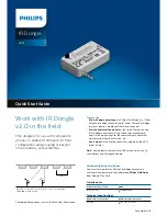 Preview for 1 page of Philips IR dongle Quick Start Manual