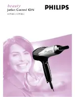 Philips JETSET CONTROL ION HP4882 User Manual preview