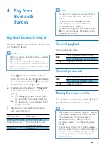 Предварительный просмотр 6 страницы Philips JS30 User Manual