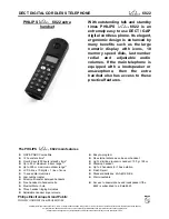 Philips kala 6822 Specification Sheet preview