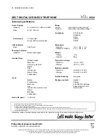 Preview for 2 page of Philips kala 6822 Specification Sheet