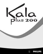 Philips Kala Plus 200 Manual preview