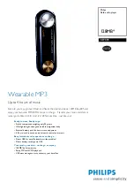 Philips key 005 Specifications предпросмотр