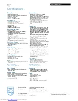 Preview for 3 page of Philips KH 5516 Specifications