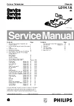 Preview for 1 page of Philips L01H.1A Service Manual