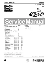 Preview for 1 page of Philips L01H.2E Service Manual