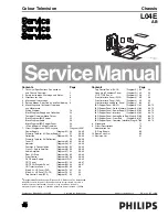 Preview for 1 page of Philips L04E Service Manual