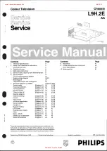 Preview for 1 page of Philips L9H.2E Service Manual