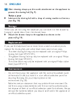 Preview for 10 page of Philips ladyshave Body Contour HP6317/01 Manual