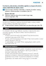 Preview for 39 page of Philips ladyshave Body Contour HP6317/01 Manual