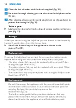 Preview for 10 page of Philips Ladyshave Body Contour HP6319/01 Instruction Manual