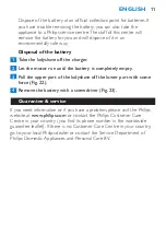 Preview for 11 page of Philips Ladyshave Body Contour HP6319/01 Instruction Manual