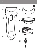 Preview for 3 page of Philips Ladyshave HP6341 Manual