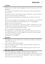 Preview for 7 page of Philips Ladyshave HP6341 Manual