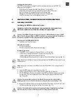 Preview for 9 page of Philips LBB 2541/10 Installation And User Instructions Manual