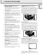 Предварительный просмотр 7 страницы Philips LC1041 - ProScreen PXG10 XGA LCD Projector User Manual