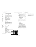 Preview for 2 page of Philips LC3131 - bSure SV1 SVGA LCD Projector Service Manual