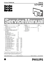 Philips LC4.2HE Service Manual preview