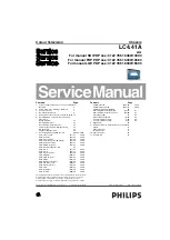 Preview for 1 page of Philips LC4.41A AA Service Manual