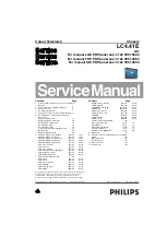 Preview for 1 page of Philips LC4.41E Service Manual