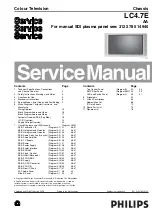 Philips LC4.7E Service Manual preview