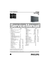 Preview for 1 page of Philips LC4.8E AB Service Manual