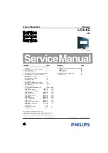 Preview for 1 page of Philips LC8.1E Service Manual