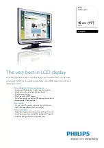 Philips LCD Monitor SXGA Specifications предпросмотр