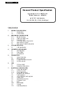 Предварительный просмотр 58 страницы Philips LCD widescreen monitor 220EW8FB Service Manual