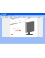 Preview for 1 page of Philips LCD widescreen monitor 220EW8FB User Manual