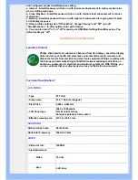 Preview for 28 page of Philips LCD widescreen monitor 220EW8FB User Manual