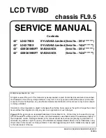 Preview for 1 page of Philips LD427SSX Service Manual