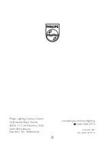 Preview for 8 page of Philips Ledino 31605/11/16 User Manual