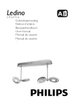 Philips Ledino 57916/31/16 User Manual предпросмотр