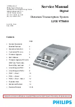 Preview for 1 page of Philips LFH 9750/00 Service Manual