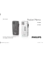 Philips LFH0388 - Pocket Memo 388 Minicassette Dictaphone User Manual preview