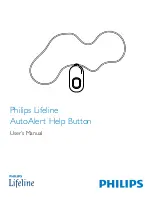 Preview for 1 page of Philips lifeline AutoAlert Help Button FD100 User Manual