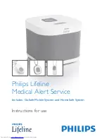 Philips lifeline Instructions For Use Manual preview