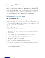 Preview for 7 page of Philips lifeline Instructions For Use Manual