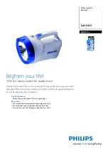 Philips LightLife SBCFL151 Specifications preview