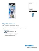 Philips LightLife SFL5220 Specifications preview