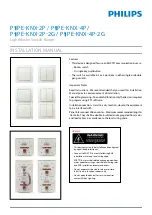Preview for 1 page of Philips LightMaster P1PE-KNX-2P Installation Manual