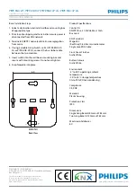 Preview for 2 page of Philips LightMaster P1PE-KNX-2P Installation Manual